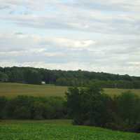 Hills and Farms in Southern Wisconsin