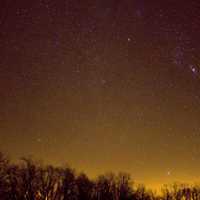 Sky full of stars at Hogback Prairie, Wisconsin
