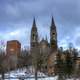 Cathedral from parking lot at Holy Hill, Wisconsin