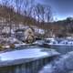 Great winter landscape at Hyde's Mill, Wisconsin