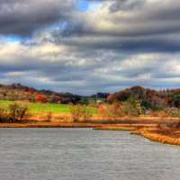 Clouds over the hills in Southern Wisconsin