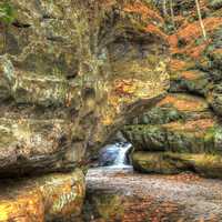 Scenic Gorge Landscape at Pewit's Nest Natural Area, Wisconsin