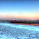 Boat in the bay in Sturgeon Bay, Wisconsin