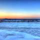 Bridge over Icy bay in Sturgeon Bay, Wisconsin