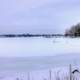 Winter landscape in Sturgeon Bay, Wisconsin