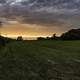 Dusk skies over the Farmland on the Sugar River State Trail