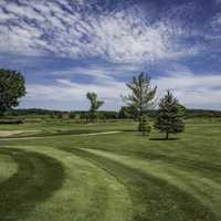 Golf Course Landscape on the Sugar River State Trail