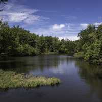 River, forest, and Landscape on Sugar River State Trail