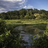 Sugar River landscape and Hills and sky 