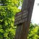 High point sign at Timms Hill, Wisconsin