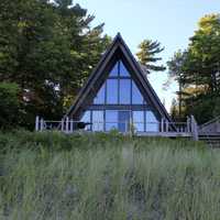 House at Sand Dunes Park on Washington Island, Wisconsin