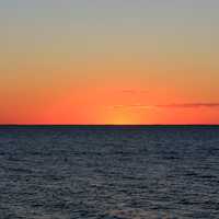 After sunset on Washington Island, Wisconsin