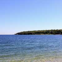 Beach and Bay on Washington Island, Wisconsin