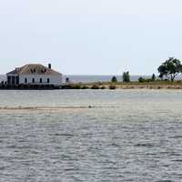 House on Shore on Washington Island, Wisconsin