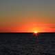 Orange Sunset at Washington Island, Wisconsin