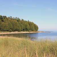 Lake bay at Whitefish Dunes State Park, Wisconsin