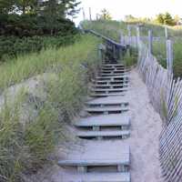 Steps at Whitefish Dunes State Park, Wisconsin