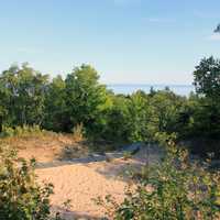 Top of the Dune at Whitefish Dunes State Park