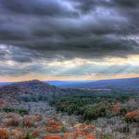 Clouds over mountain at Wildcat Mountain State Park, Wisconsin