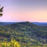 Hills at Dusk at Wildcat Mountain State Park, Wisconsin