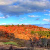 Sky and Hills at Wildcat Mountain State Park, Wisconsin