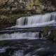 Close up of cascading water at Willow River Falls