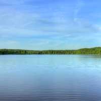 Looking Across the River at Willow River State Park, Wisconsin