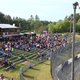 Bleacher Seats on the racetrack 