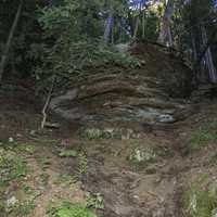 Bluff and Rock Formations at Wisconsin Dells