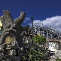 Front of Pirate's Cove Golf Course in Wisconsin Dells