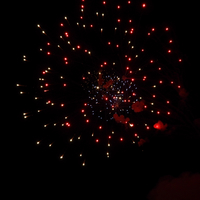 Red and Orange dots explosion