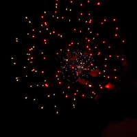 Red and Orange dots explosion