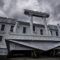 Upside-down top secret House in Wisconsin Dells