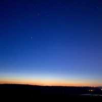 Dark over the River Valley at Wyalusing State Park, Wisconsin