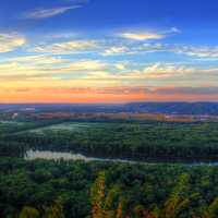 Dusk Colors at Wyalusing State Park, Wisconsin