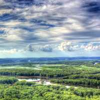 River Valley at Wyalusing State Park, Wisconsin