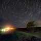 Star Trails over the house lights