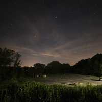 Starlight over the parking lot