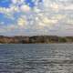 Clouds over water at Yellowstone Lake State Park, Wisconsin