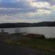 Side view of lake at Yellowstone Lake State Park, Wisconsin