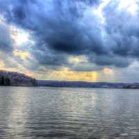 Sunlight on the Lake at Yellowstone Lake State Park, Wisconsin