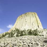 Rocks and tower of Devil's Tower