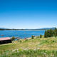 Lake Jackson shoreline and sky