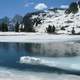 Lake Solitude landscape in winter in Grand Teton National Park, Wyoming