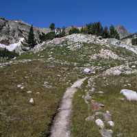 Paintbrush Canyon Trail in Grand Teton National Park, Wyoming