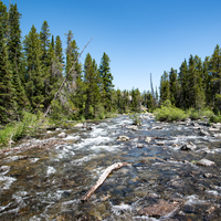 Small Rapids heading into String lake