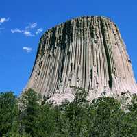 Devils Tower National Monument in Sundance, Wyoming
