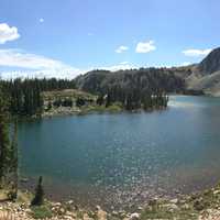 Lake Marie landscape with scenic lake