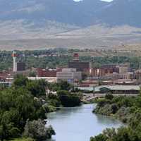 Overview of downtown Casper, Wyoming