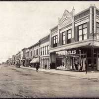 Panoramic Cityscape of Laramie in 1908 in Wyoming